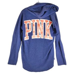 PINK Victoria's Secret Hoodie Sweatshirt Embroidered PINK Spell Out